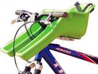 Переднее велокресло с креплением на рулевую колонку