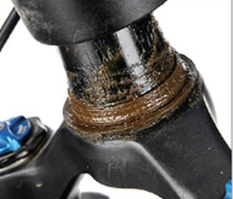 Ржавчина на рулевой колонке