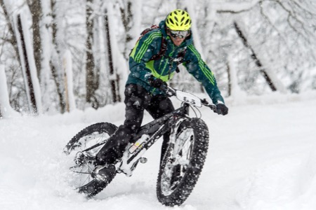 Зимнее катание и уход за велосипедом зимой