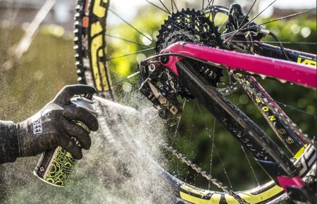 Чистка и смазка цепи