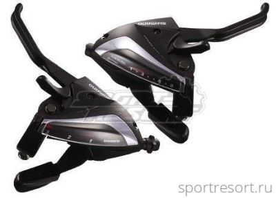 Ручки Dual Control Shimano ST-EF65 (3х9ск, черные)