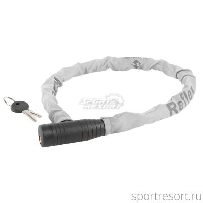 Велозамок цепь M-Wave C 15.8 Illu Cable Lock Reflective с ключами 5-230164