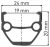 Обод DT Swiss 535 26" (559x19мм) 32H V-Brake