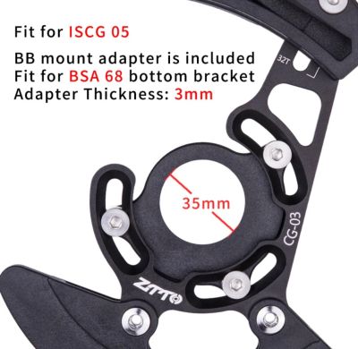 Натяжитель цепи ZTTO CG-04 ISCG05 (BB Adapter) Black