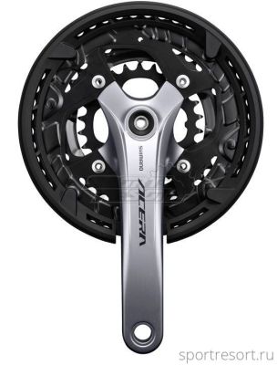 Система Shimano Acera FC-M3000 9ск (Octalink, 40/30/22T, 175mm, черная, защита)