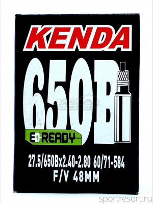 Велокамера Kenda 27.5x2.40-2.80 (60/71-584) F/V-48mm Plus