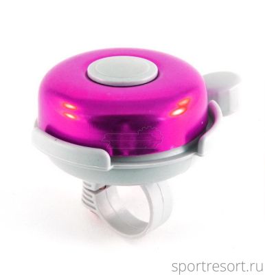 Звонок M-Wave Classic Bicycle Bell 53mm серо-розовый 00-170734