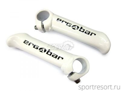Рога на руль Author ABE-302 ERGOBAR белые