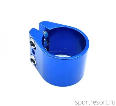 Хомут для трюкового самоката SUB 35х34мм синий