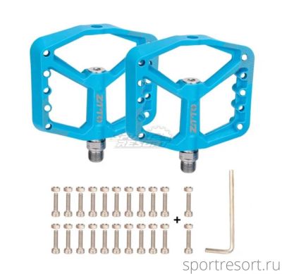 Педали ZTTO Ultra Flat Platform Blue
