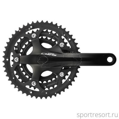 Система Shimano Claris FC-2403 8ск (Octalink, 50/39/30T, 175mm, черная)