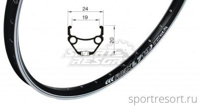 Обод Remerx Dragon Line 28/29" (622x19mm) 36H