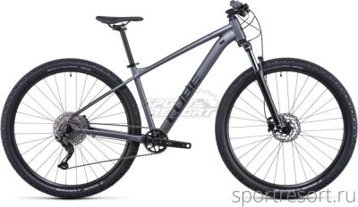 Велосипед Cube Aim EX 29" (2022) 18" серый Aim-EX-29-2022-18" grey'n'red