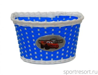 Корзина на детский велосипед M-Wave (сине-белая) 00-170433