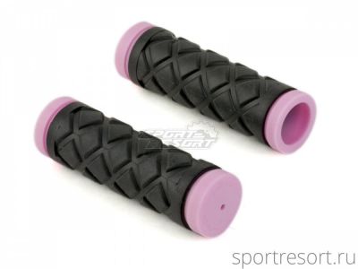 Грипсы Author AGR Junior R5 85mm черно-розовые