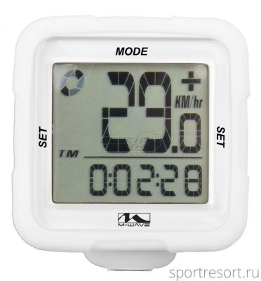 Велокомпьютер M-Wave XIV Silicon White 5-244711