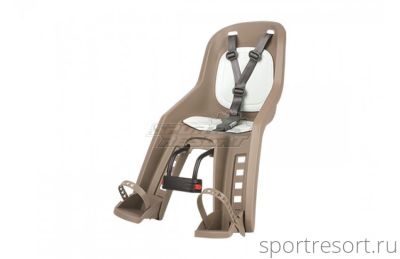 Велокресло Polisport Bubbly MINI+ FFS brown/pastel green PLS8406900004