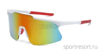 Велоочки M-WAVE C2 white red/orange red 807