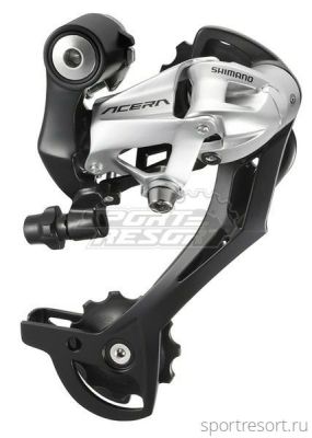 Переключатель задний Shimano Acera RD-M390 SGS (9ск, серебро)
