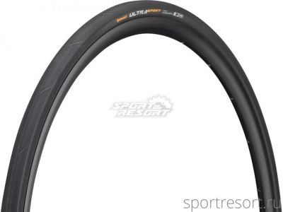 Покрышка Continental Ultra Sport lll 700х23C Black кевлар