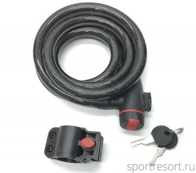 Велозамок VLX 15x1800 мм (ключ) VLX-L03