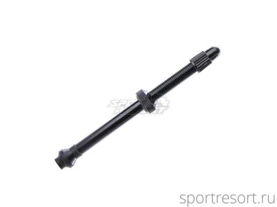 Ниппель для бескамерных колёс Barbieri F/V-80mm Black (алюминий)