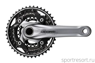 Система Shimano Deore FC-M612 10ск (40/30/22T, 170mm, серебро)