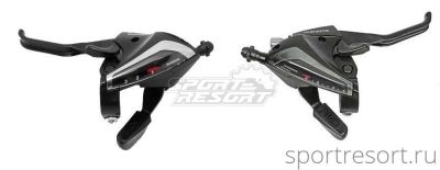 Ручки Dual Control Shimano Altus/Acera ST-EF60 (3х8ск, черные)
