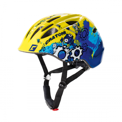 Велошлем Cratoni Akino Robo Yellow-Blue Glossy M (53-58 cm) 112207A2