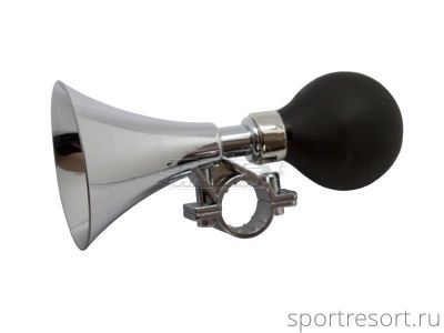 Велосигнал дудка - клаксон Ventura (короткий, хромированный) 00-170661