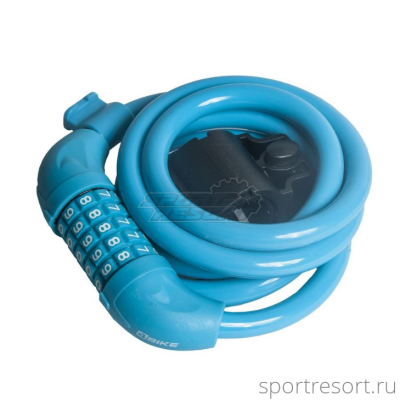 Велозамок 4Bike 12х1500 мм (кодовый) синий ARV-501-BLU-1500