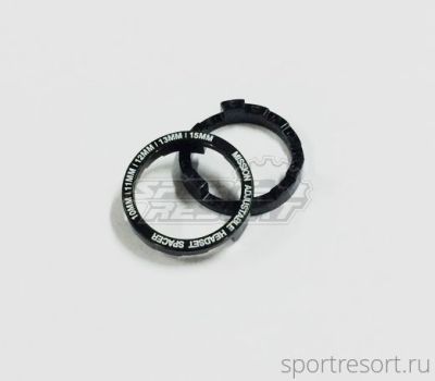 Проставочное кольцо MISSION регулируемое | 10-15мм | Прозрачный черный