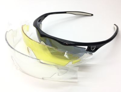 Велосипедные очки Catlike FUSION Superwing Black/White 609522