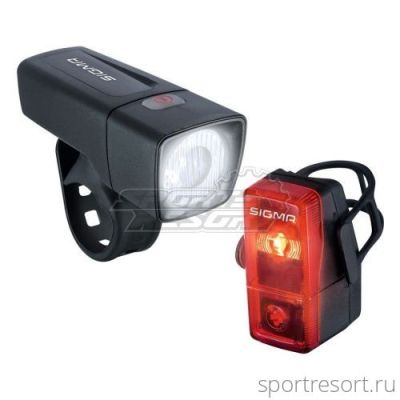 Комплект фонарей Sigma AURA 25 Lux / CUBIC 4-015920