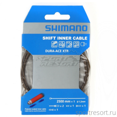 Трос переключения Shimano Polimer Coated Ultimate 1.2X2100 мм