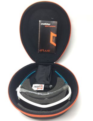 Велосипедные очки Catlike D'Lux White/Blue 615007