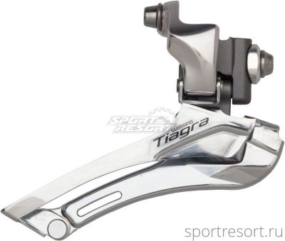 Переключатель передний Shimano Tiagra FD-4600 (2x10ск, на упор) без упак.
