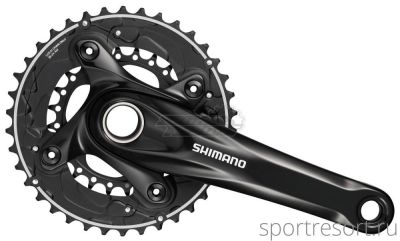 Система Shimano Deore FC-M625 10ск (38/24T, 175mm, черная)
