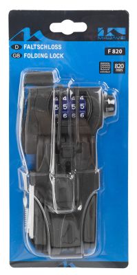 Велозамок M-Wave Folding Lock F820 (ключ) 230195