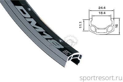 Обод Alexrims DM18 26" (559х18mm) 36H