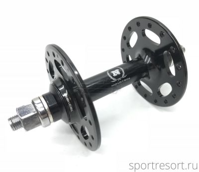 Втулка передняя Novatec A185SBT (32H, гайки) Black