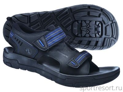 Велосандали Shimano SPD SH-SD66L черные размер 47-48 ESHSD66C48L