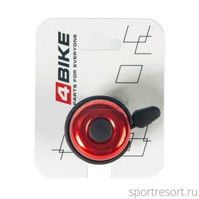Звонок 4Bike BB3207 40 mm красный ARV100028