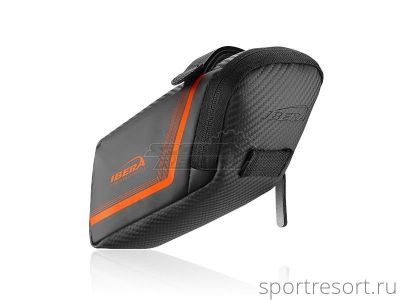 Велосумка под седло IBERA IB-SB16 (M) black/orange IB-SB16M BK/OR