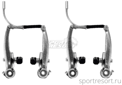 Тормоза HORST V-Brake Set (комплект) серебристые