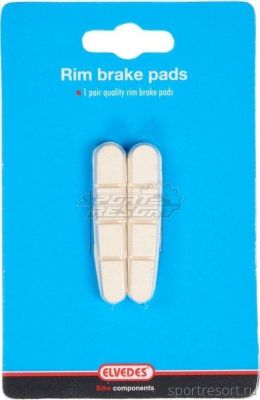 Тормозные картриджи ELVEDES 6837 Brake Shoes Road Pads 55 mm