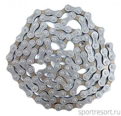 Цепь KMC Z-7 (7ск,116зв, пин) серо-коричневая, без упак.