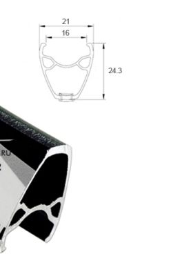 Обод Alexrims BLACK DRAGON 28/29" (622х15mm) 32H