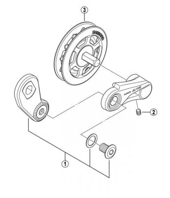 Ролик для натяжителя Shimano CT-S510