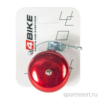 Звонок 4Bike BB3206 56 mm красный ARV100021